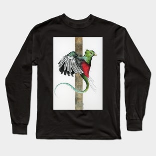 Flying bird (quetzal) Long Sleeve T-Shirt